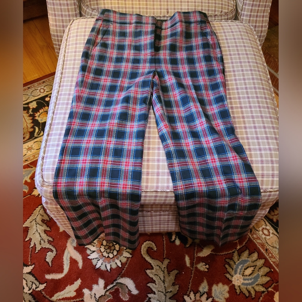 J. Crew plaid pants for Christmas